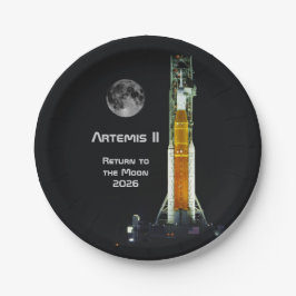 Artemis II-maanmissie Papieren Bordje