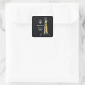 Artemis II-maanmissie Vierkante Sticker (Tas)