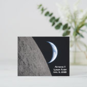 Artemis II maanvlucht Briefkaart (Staand voorkant)