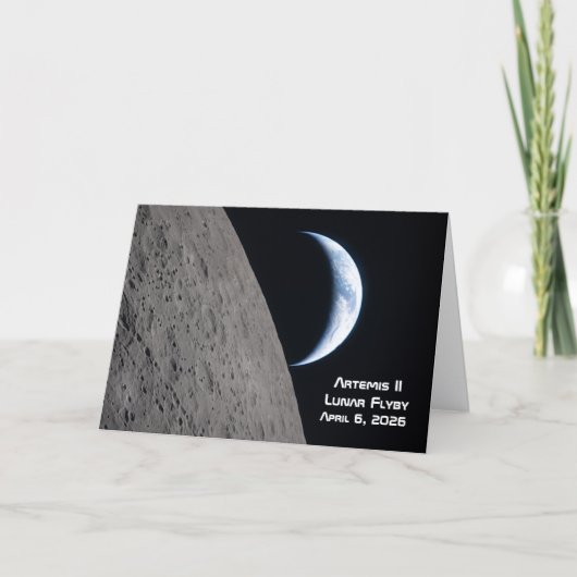 Artemis II maanvlucht Kaart (Voorkant)