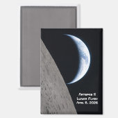 Artemis II maanvlucht Magneet (Voorkant / Achterkant)