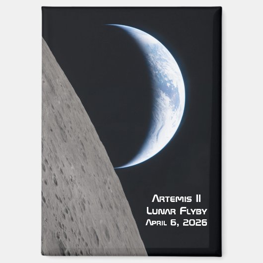 Artemis II maanvlucht Magneet (Voorkant)
