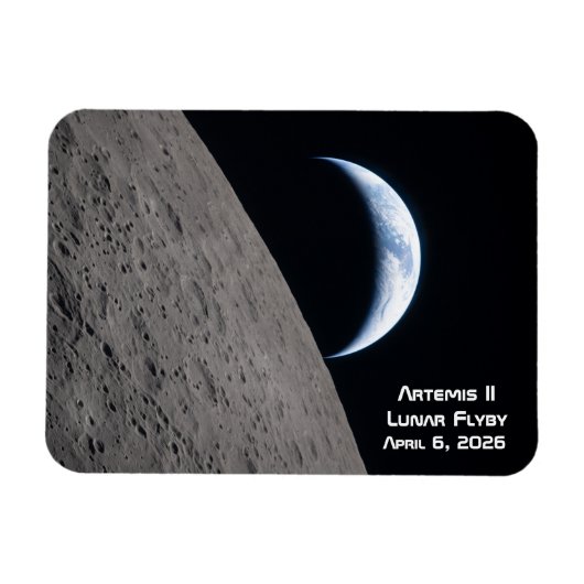 Artemis II maanvlucht Magneet (Horizontaal)