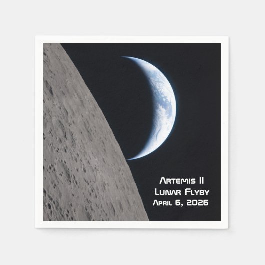 Artemis II maanvlucht Servet (Voorkant)
