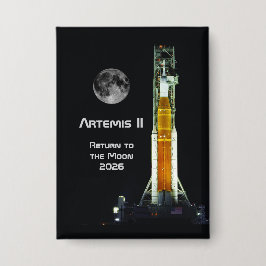 Artemis II Moon Mission Button