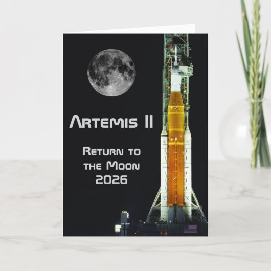 Artemis II Moon Mission Kaart (Voorkant)
