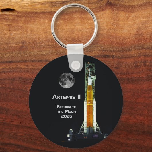 Artemis II Moon Mission Sleutelhanger (Achterkant)