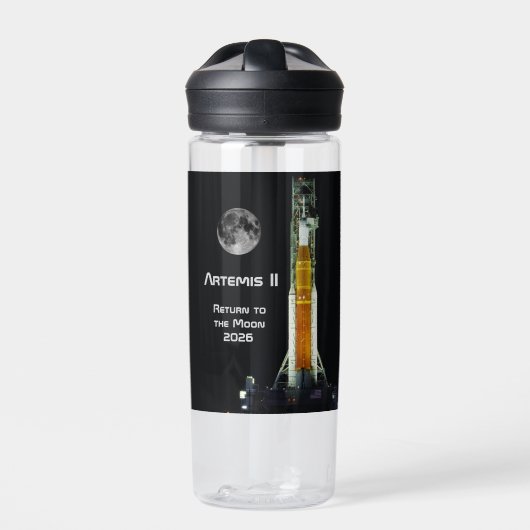Artemis II Moon Mission Waterfles (Voorkant)