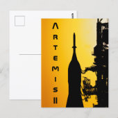 Artemis II naar lanceerplatform Briefkaart (Voorkant / Achterkant)