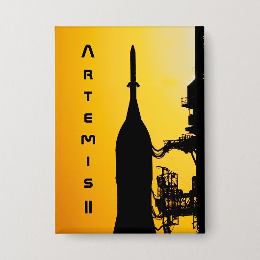 Artemis II naar lanceerplatform Button (Voorkant)