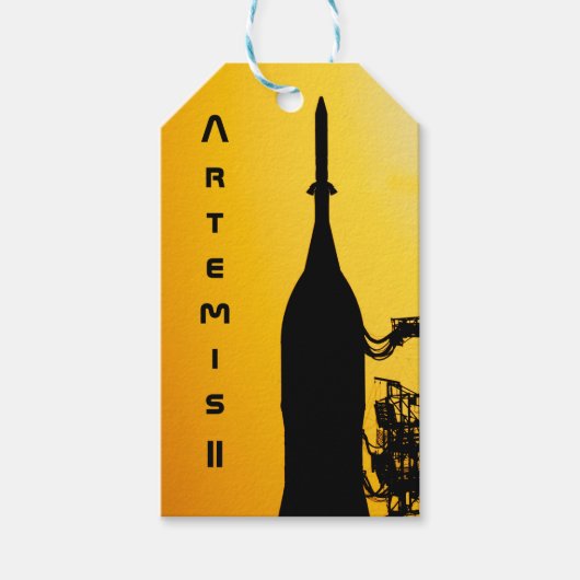 Artemis II naar lanceerplatform Cadeaulabel (Voorkant)