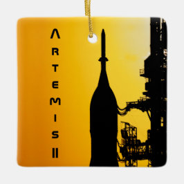 Artemis II naar lanceerplatform Keramisch Ornament