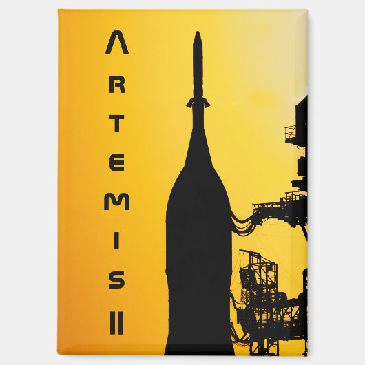 Artemis II naar lanceerplatform Magneet (Voorkant)