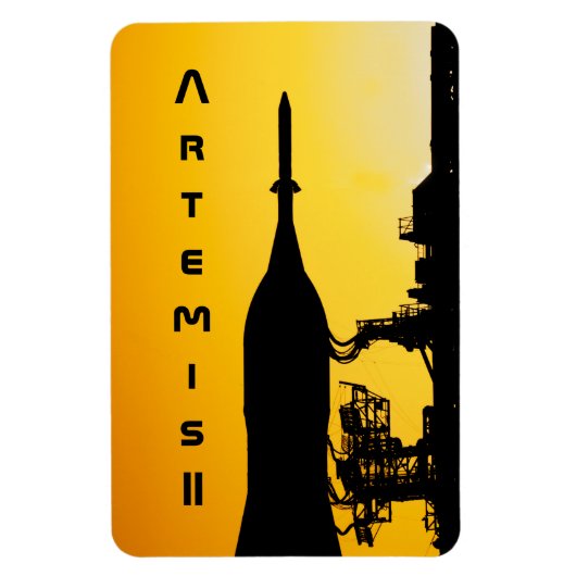 Artemis II naar lanceerplatform Magneet (Verticaal)