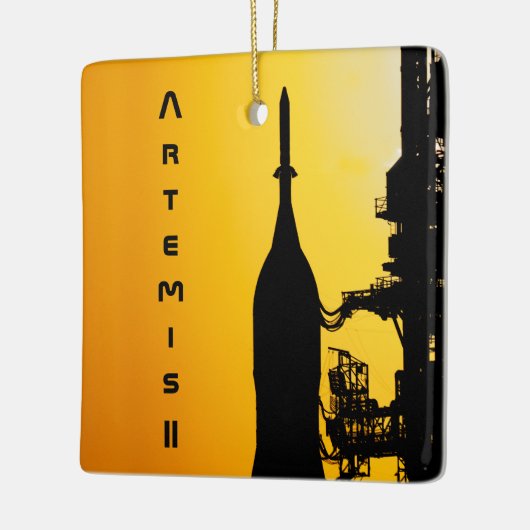 Artemis II to Launch Pad Keramisch Ornament (Links)