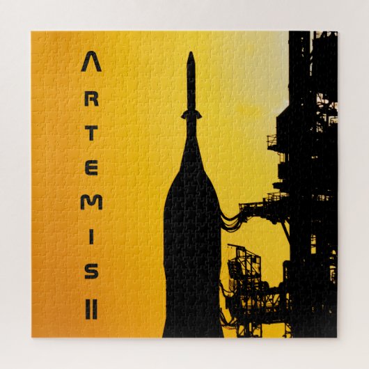 Artemis II to Launch Pad Legpuzzel (Verticaal)