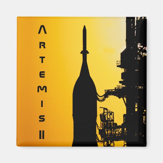 Artemis II to Launch Pad Magneet (Voorkant)