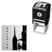 Artemis II to Launch Pad Zelfinktende Stempel (In situ)