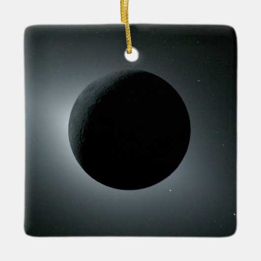 Artemis II Total Solar Eclipse Keramisch Ornament (Voorkant)