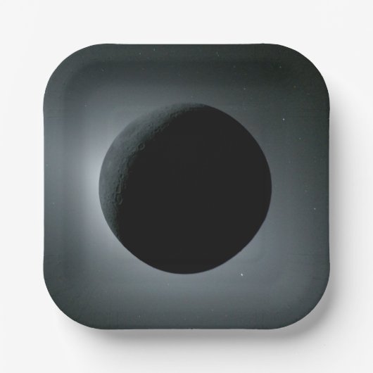 Artemis II Total Solar Eclipse Papieren Bordje (Voorkant)