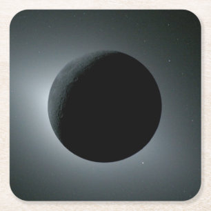 Artemis II Totale Zonsverduistering Kartonnen Onderzetters