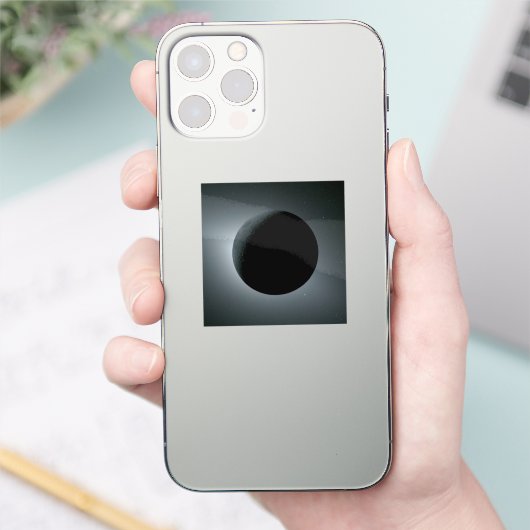 Artemis II Totale Zonsverduistering Sticker (Telefoon)