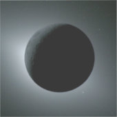 Artemis II Totale Zonsverduistering Sticker (Voorkant)