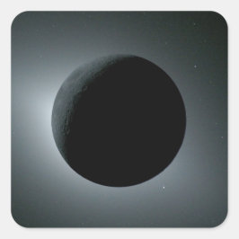 Artemis II Totale Zonsverduistering Vierkante Sticker