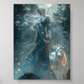 Artemis, Jageres van de Maan - Godin van de Wilder Poster (Voorkant)
