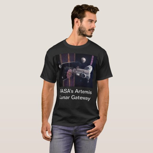 Artemis Lunar Gateway van NASA T-shirt (Voorkant volledig)