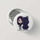 Artemis Lupine Button - Ares & Artemis (Voorkant /achterkant)