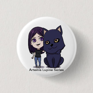 Artemis Lupine Button - Ares & Artemis