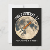 Artemis-maanmissie Bedankkaart (Voorkant)