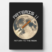 Artemis-maanmissie Fotoplaat (voorkant)