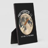Artemis-maanmissie Fotoplaat (Zijkant)