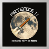 Artemis-maanmissie Poster (Voorkant)