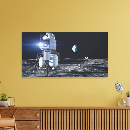 Artemis Mondmission der Nasa Canvas Afdruk (Insitu (Woonkamer))