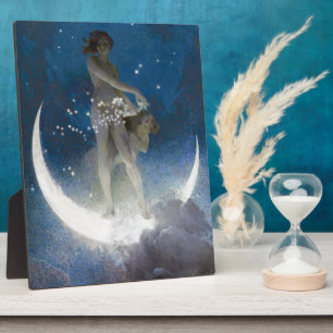 Artemis Moon Goddess Scattering Night Stars Fotoplaat