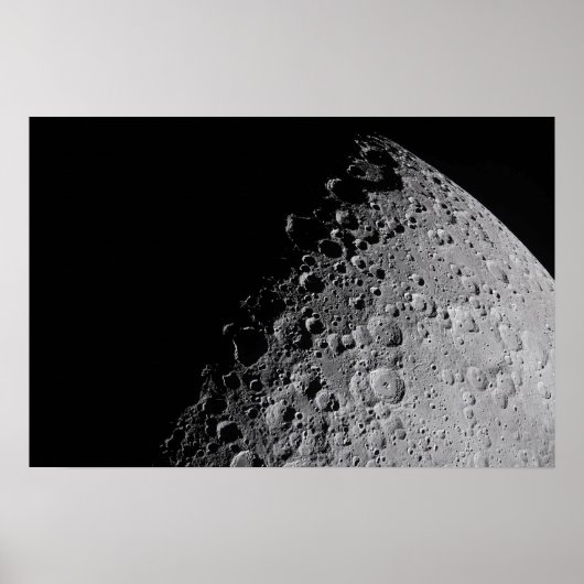 Artemis Moon Mission Lunar Surface Poster (Voorkant)