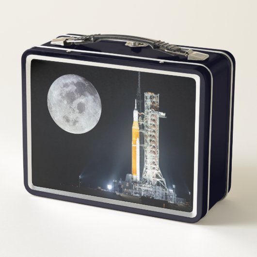 Artemis Moon Rocket in Dawn (Achterkant)