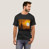 Artemis Moon Rocket in Dawn T-shirt (Voorkant volledig)