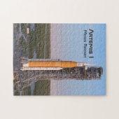 Artemis One Moon Rocket op pad Legpuzzel (Horizontaal)