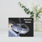 Artemis Orion SLS Moon Mission Briefkaart (Staand voorkant)