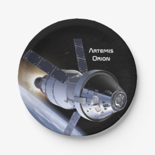 Artemis Orion SLS Moon Mission Papieren Bordje