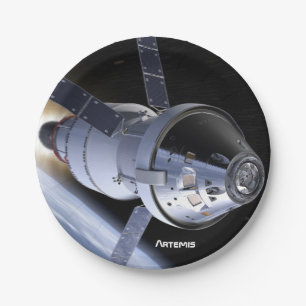 Artemis Orion SLS Moon Mission Papieren Bordje