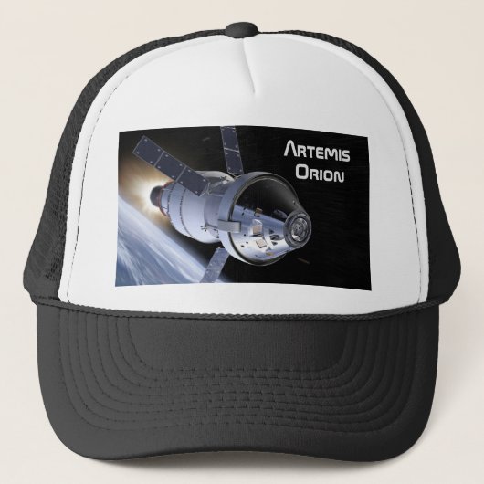 Artemis Orion SLS Moon Mission Trucker Pet (Voorkant)