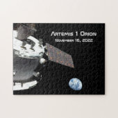 Artemis Orion Spacecraft Blue Marmer Legpuzzel (Horizontaal)