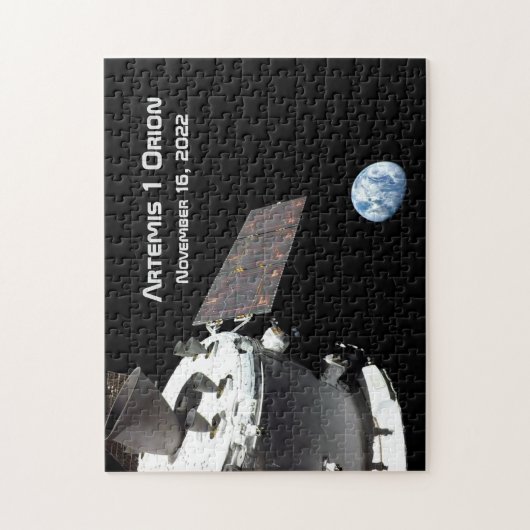 Artemis Orion Spacecraft Blue Marmer Legpuzzel (Verticaal)