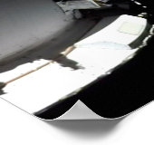 Artemis Orion Spacecraft Blue Marmer Poster (Hoek)