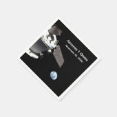 Artemis Orion Spacecraft Blue Marmer Servet (Hoek)